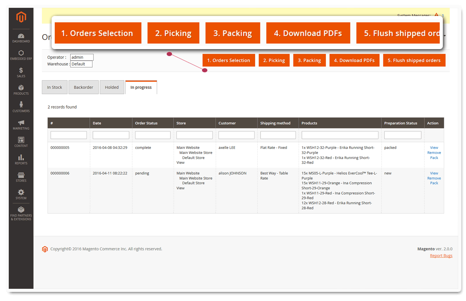 Magento 2 Erp Extension