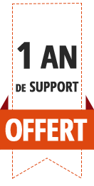 1 an support offert