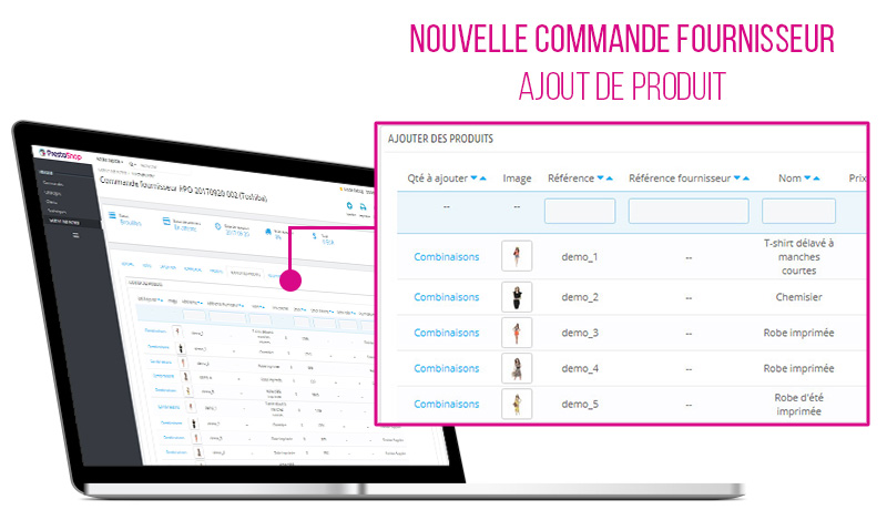 Nouvelle commande fournisseur